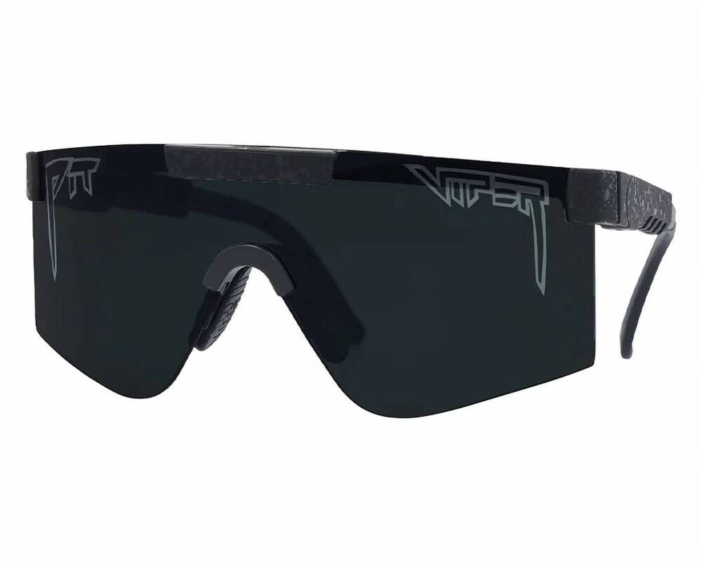 NEW PIT VIPER unisex - blacking out 2000 polarized sunglasses in black/grey